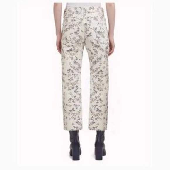NWT Rag & Bone Micro Floral Boy High Waist Cropped Jeans sz 28 - Picture 7 of 9